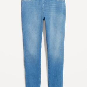 Only Navy High-Waisted Vintage Slim Jeans. Cornflower Blue sz 10